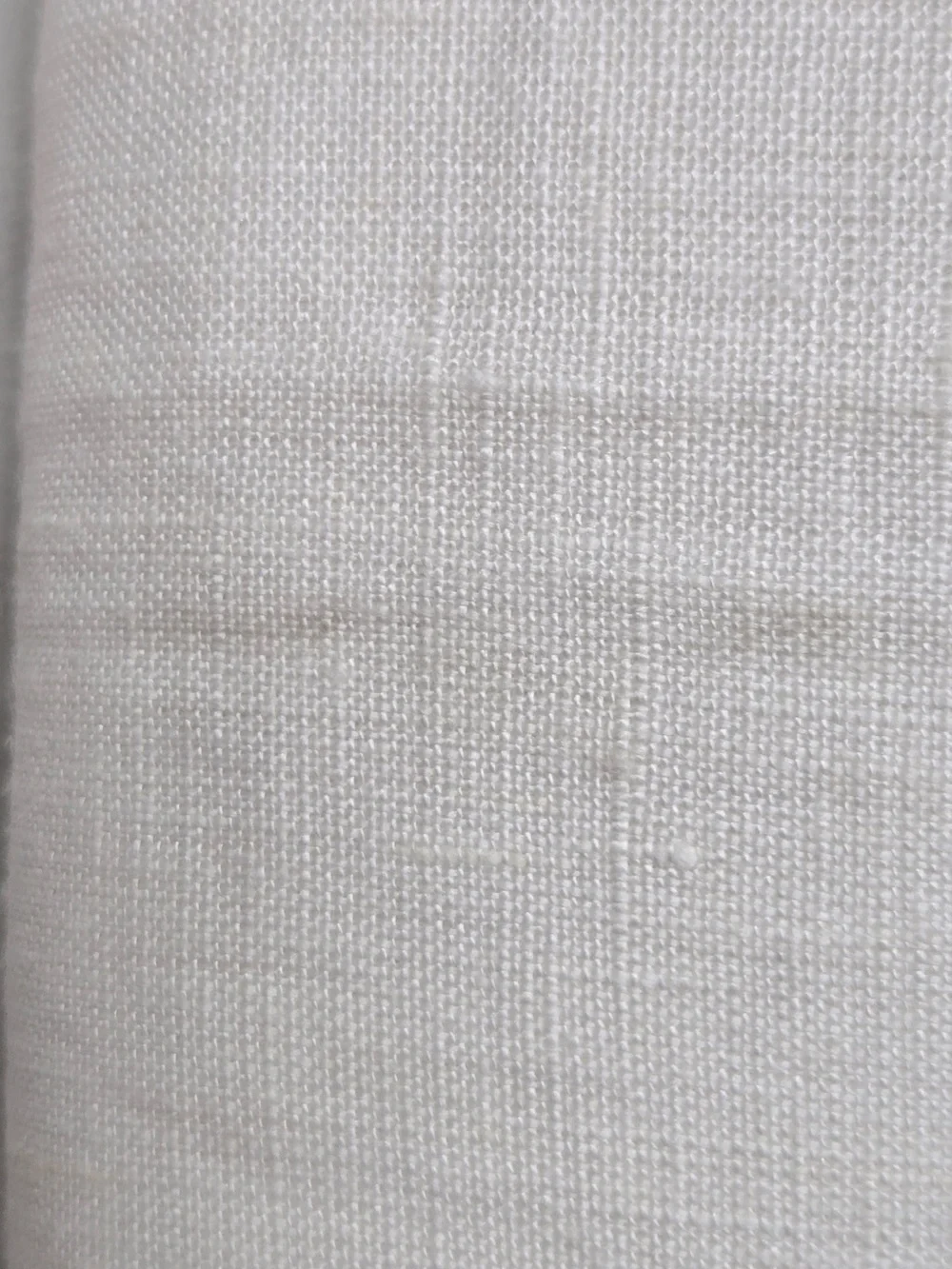 QUINCE Set Of 2 48x108 European Linen Curtains White 9529